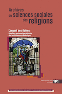 Archives de sciences sociales des religions, no 191